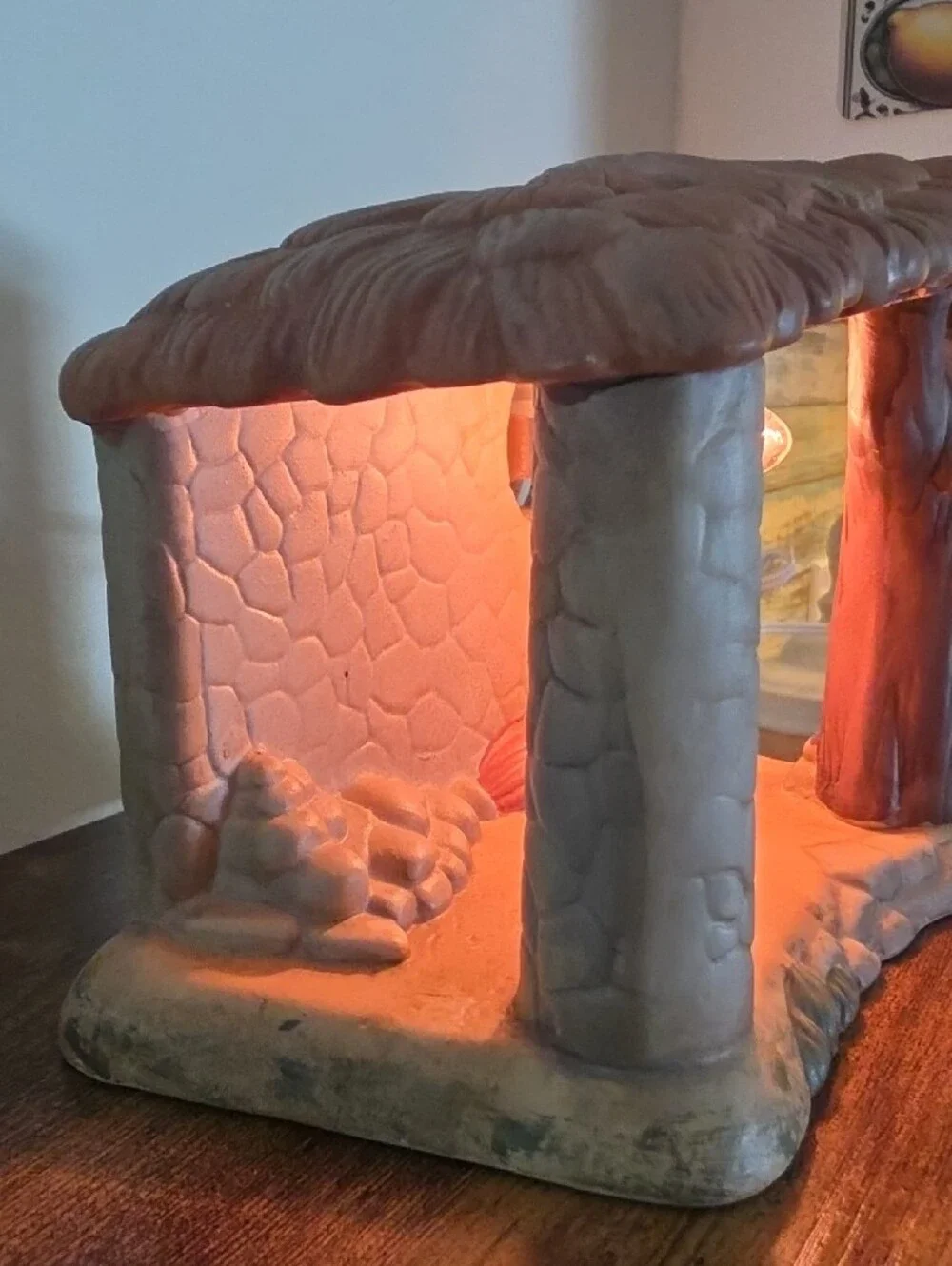 Ceramic Nativity Christmas Village Manger